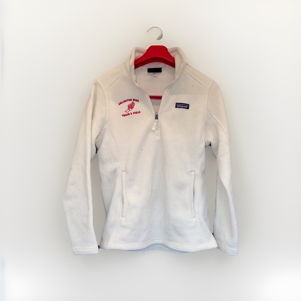 Patagonia  1/4 Zip‎ Pullover Fleece  Logo Women's Size M